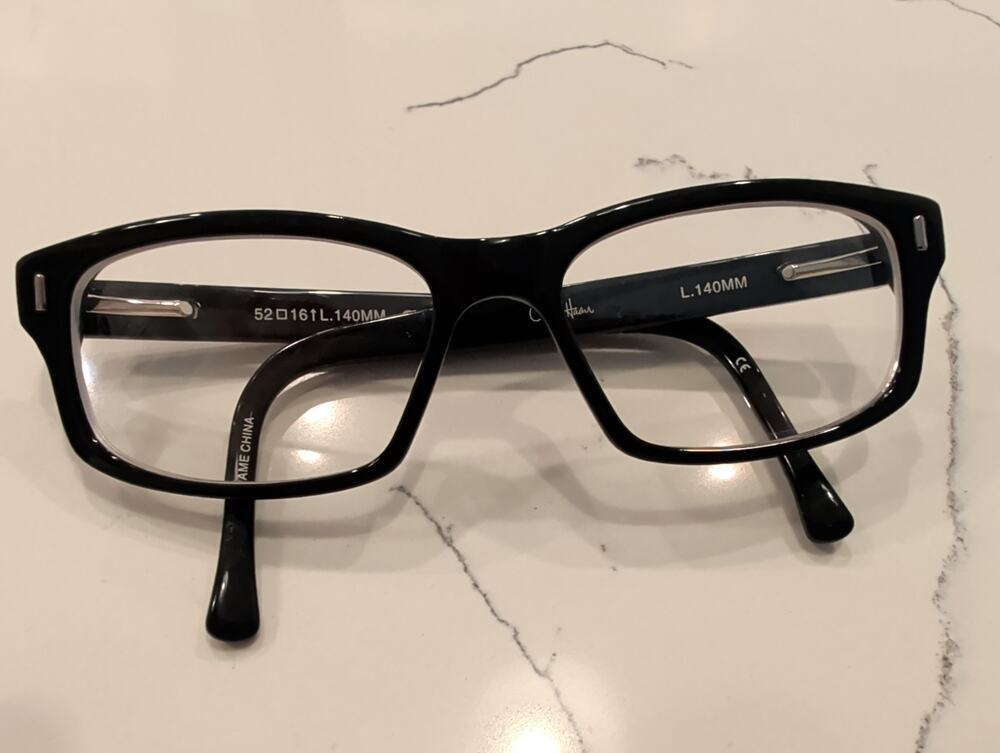 Cole Haan Eyeglasses CH 1005 Black 52 16 L. 140MM Plastic Frames Only